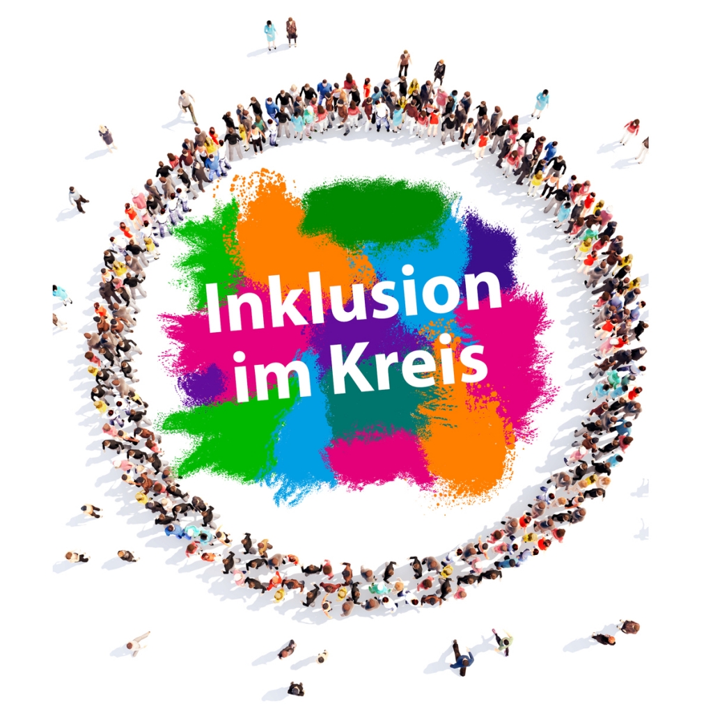 (Quelle: Landratsamt Rhein-Neckar-Kreis): Logo Inklusion im Kreis